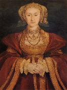 Hans Holbein Anne de Cleves reine d'Angleterre,quatrieme epouse d'Henri VIII oil painting reproduction